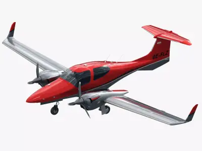 Diamond DA42 3D model