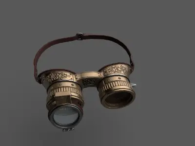  Historical Traveler Points PBR low-poly game ready Low-poly 3D model