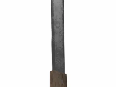machete sword  3D model