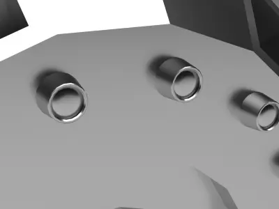 Car Tires Set 3D model