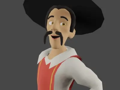 Fernando Low-poly 3D model