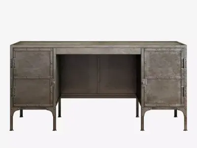 Restoration hardware industrial tool chest desk 3D model