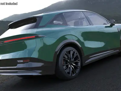  Zeekr 7X Modern Emerald Green Crossover 