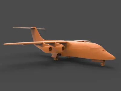 BAE 146 3D print model