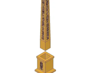 Egyptian obelisk  3D model