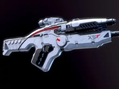 X5 Ghost Mass Effect 3D model