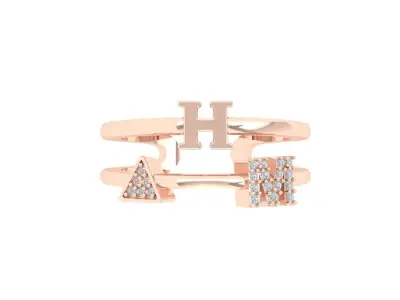 latter Wedding band 3D print model