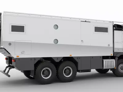 Mercedes Arocs Camper 6X6 3D model