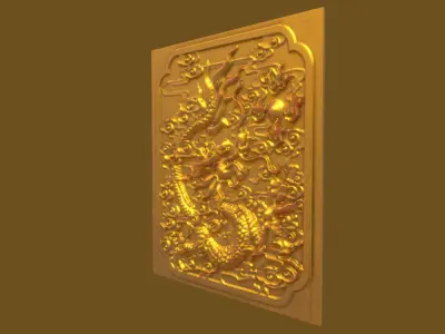 DRAGON RELIEF - NO 2 3D model