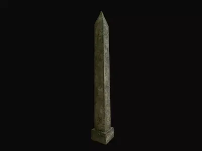 Obelisk Low-poly 3D model