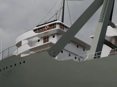 SS Carl D Bradley 3D model