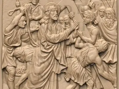 The crucifixion of Jesus Christ- Part 1 3D print model purchase