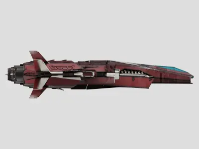 Mothership Orior Valkyrie 3D model