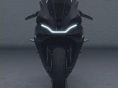 Mav-1r sportbike concept motorcycle 3D model 3D model