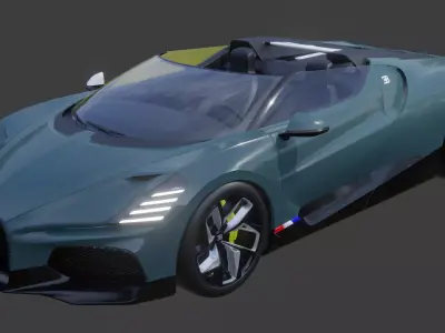 Bugatti Mistral 3D model