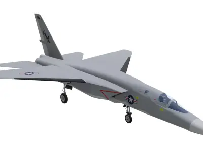North American A-5 Vigilante Low-poly 3D model purchase