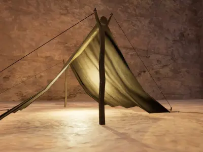 Medieval Tent - Low Poly 3D Model Low-poly 3D model purchase