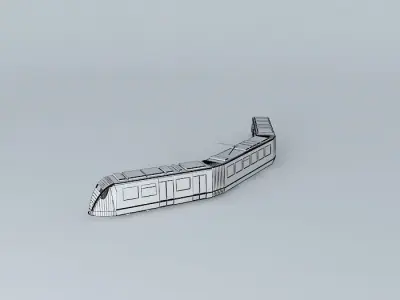 Tram 25 Free 3D model