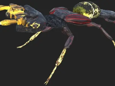 Mech Ant Free low-poly 3D model