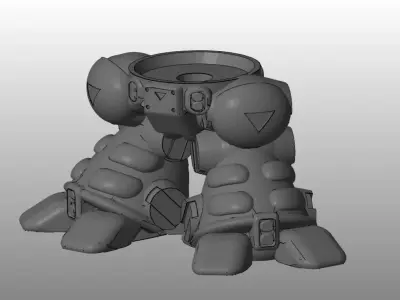 CHIBI-TECH SD - ARMADILLO CHASSIS        3D print model