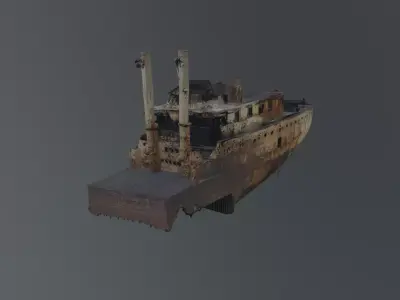 shipwreck 3D model