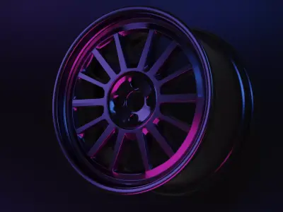 Wheel ATS Streetrallye RW  Free 3D model