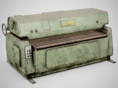 Sanding Machine - Anthon 01 Dirty Low-poly 3D model