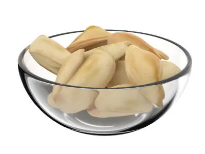 Fortune cookie bowl  Low-poly 3D model