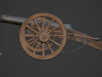 Cannon Ground 3D model