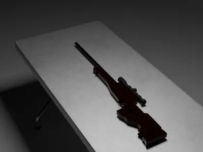 L96 AWP Bolt Action Sniper 3D model
