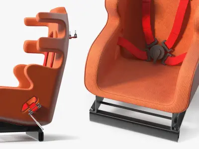  Adjustable Racing Driver Seat with Harness 