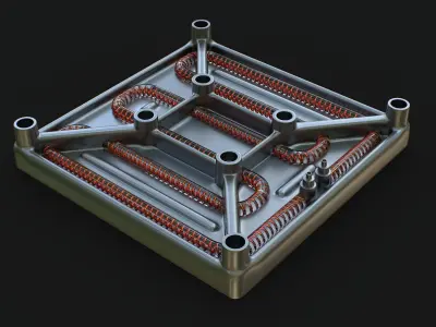 Heater Plate Industrial Machine part 3D model