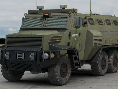 Intervention Truck 3D model