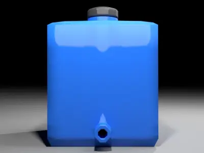Plastic Water Tank 5 3D model