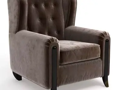 Branly Arm Chair by Jean De Merry 3D model