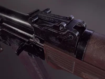  AK 74M  Low-poly 3D model