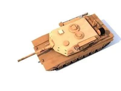 m1 abram tank 3D model