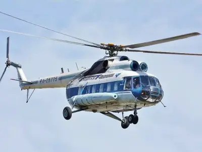 Mi-8MT Helicopter 3D model