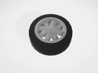 Wheel 04 Free 3D model