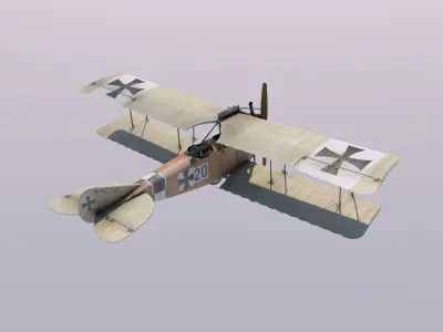 Albatros C3 number 20 3D model