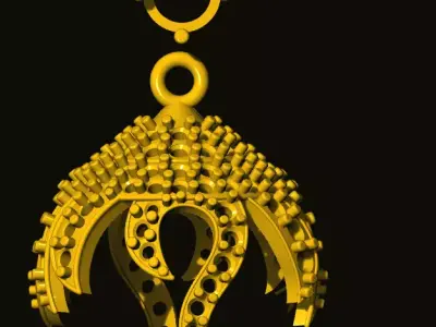jumka octopus pendant 3D print model