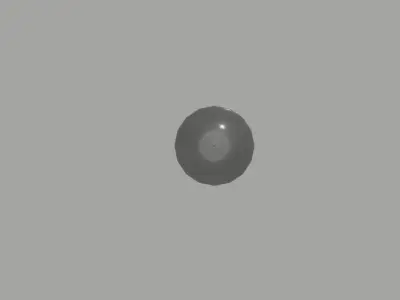 Nail low poly Low-poly 3D model