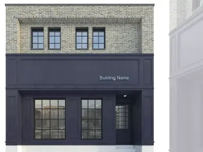 Modern Commercial Building No11 3D model