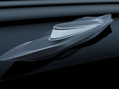 Futuristic Boat 3D model purchase