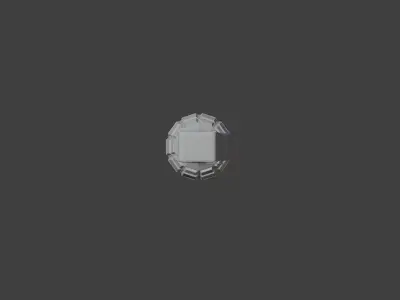 Low Poly Grenade Textured and Not Textured Free low-poly 3D model
