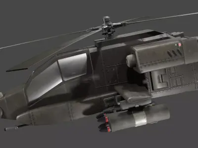 Attack Helicopter 3D model by efg12718