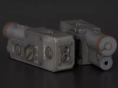 CQBL-1 Game-Ready PBR Low-Poly VR - AR - 3d model Low-poly 3D model