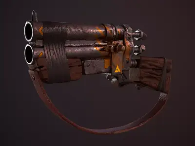 Stylize Shotgun 3D model