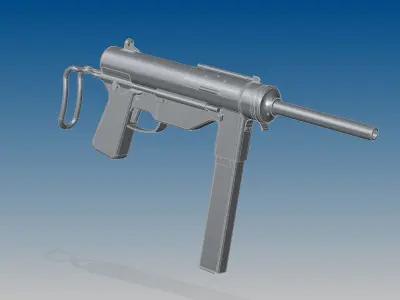 M3A1 Grease gun 3D model