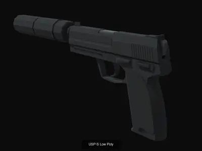 16 Low Poly Weapons 3D Model Pack
